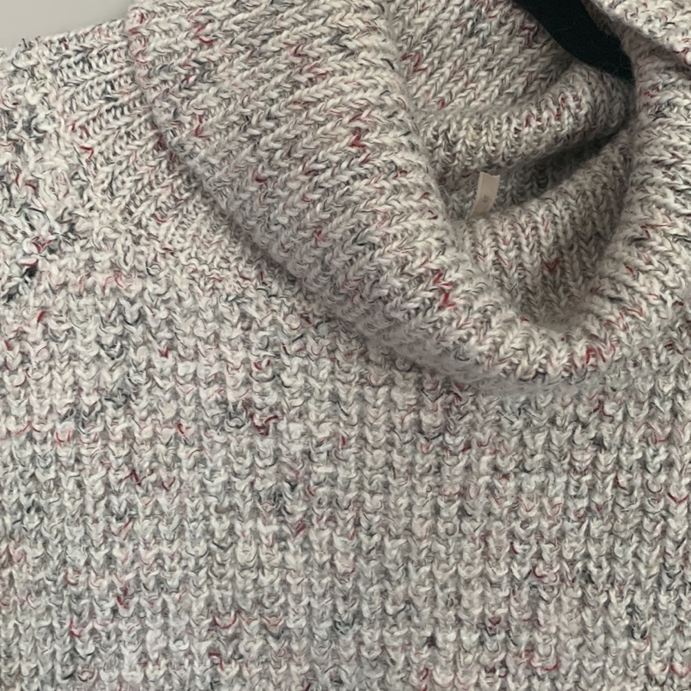 Free People Dylan Tweedy Turtleneck Pullover Size Small - Picture 5 of 6